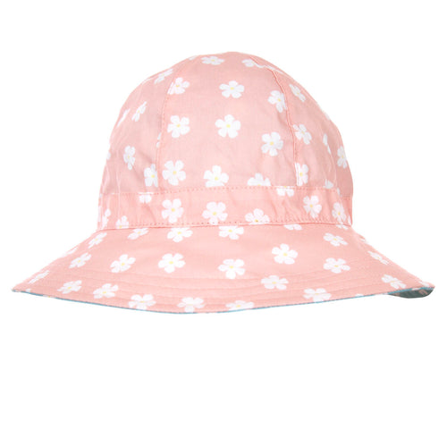 ACORN PETUNIA REVERSIBLE WIDE BRIM SUNHAT PINK