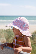 ACORN PETUNIA REVERSIBLE WIDE BRIM SUNHAT PINK