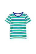 MILKY GREEN STRIPE TEE