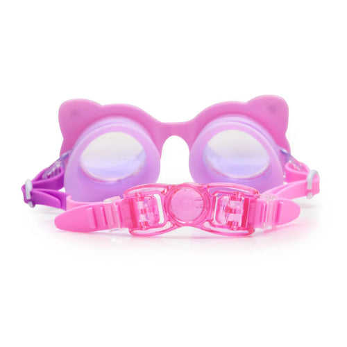 BLING20 SWIM GOGGLES KITTEN - PAWPRINT PINK 8+YRS