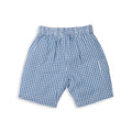 TINY TWIG BLUE GINGHAM SHORTS