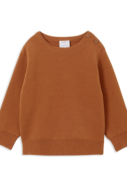 MILKY MAPLE KNIT SWEATER