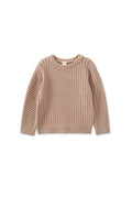 MILKY MOCHA CABLE KNIT JUMPER