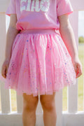 MILKY RAINBOW FOIL TUTU SKIRT