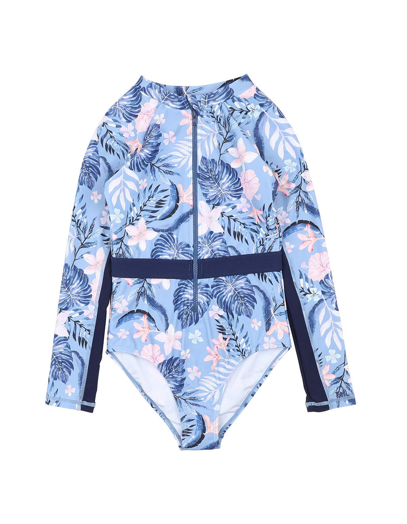 MINIHAHA SKYLER PRINT LS SUNSUIT