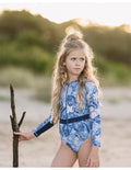 MINIHAHA SKYLER PRINT LS SUNSUIT