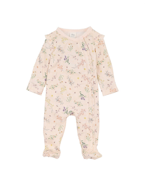 BEBE NANCY LS ZIP ONESIE