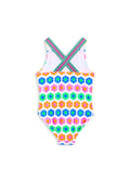 MILKY NEON FUN SPORTY SWIMSUIT