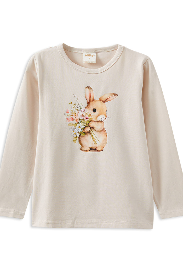 MILKY BOUQUET BUNNY TEE