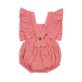 TINY TWIG RUFFLE ROMPER BERRY ICE