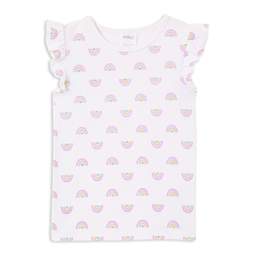 MILKY RAINBOWS RIB TEE