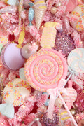 PINK SPRINKLES SWIRL LOLLIPOP