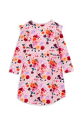 MILKY ROSE GARDEN HI LO DRESS