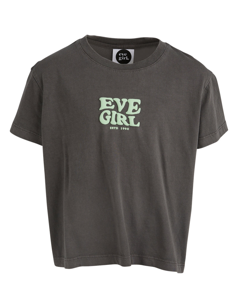 EVE GIRL ATHS TEE CHARCOAL