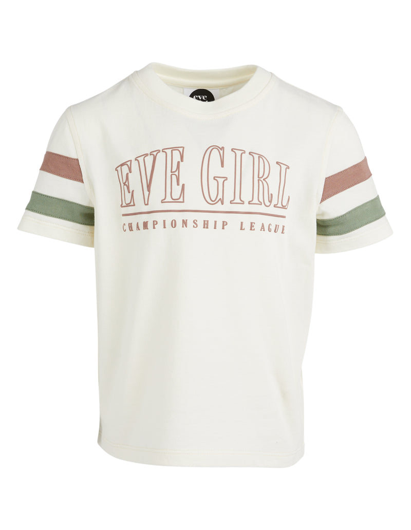 EVE GIRL SAVANNAH RELAXED TEE VINTAGE WHITE