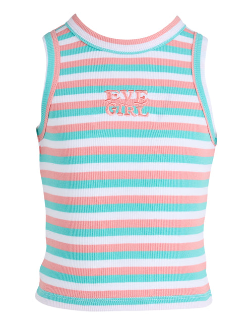 EVE GIRL ATHS RIB TANK MULTI