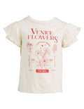 EVE GIRL VENICE FRILL TEE