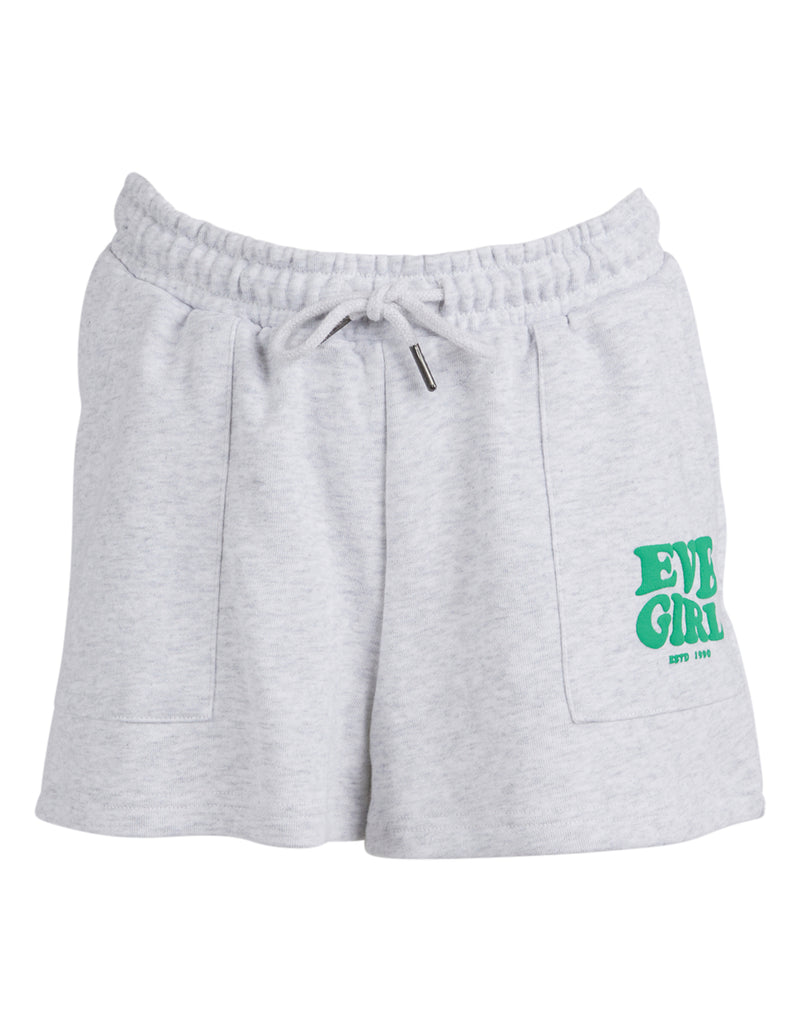 EVE GIRL ATHS FLEECE SHORT GREY MARLE