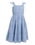 EVE GIRL FLYNN CORN DRESS BLUE