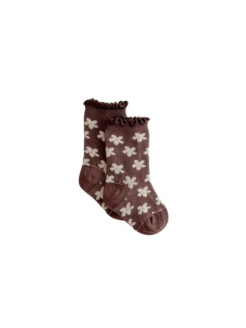 ZIGGY LOU SOCKS COSMO (CHOCOLATE)