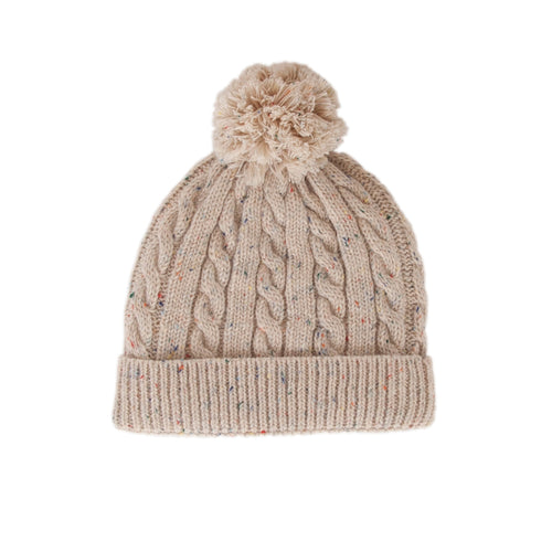 ACORN ALPS BEANIE OATMEAL SPECKLE