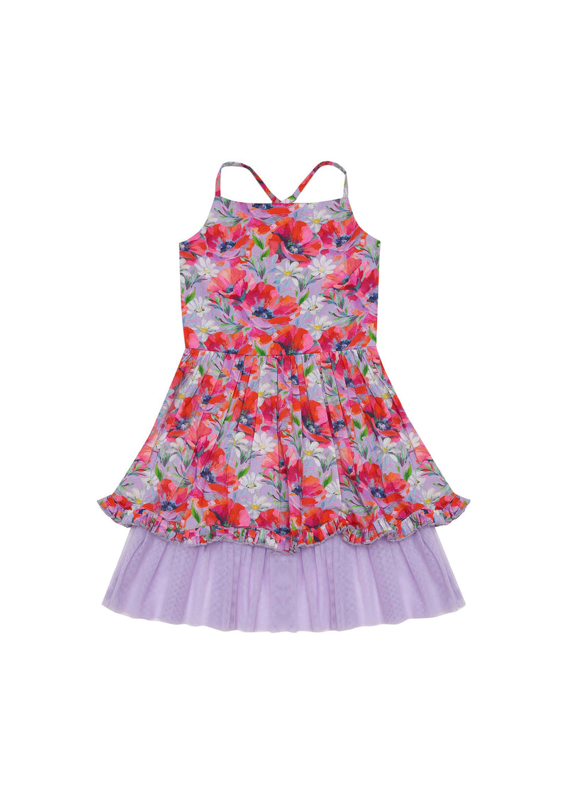 BELLA & LACE ANNABELLE DRESS PURPLE SHAMPOO SUMMER FIELD