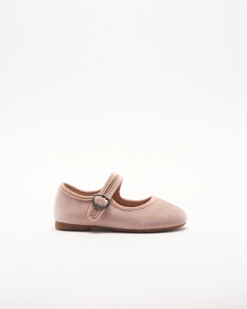 WALNUT ARLO MARY JANE BLUSH VELVET