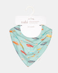 TOSHI BABY BIB BANDANA CLASSIC/WAGON WHEELS