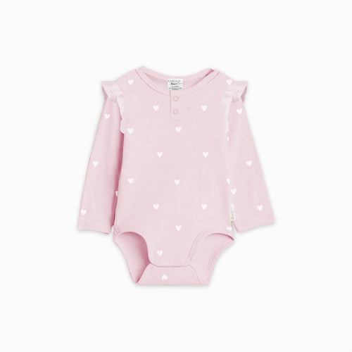 CHILD OF MINE BODYSUIT PINK HEARTS