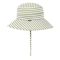 BEDHEAD CLASSIC BUCKET SUN HAT - KHAKI STRIPE