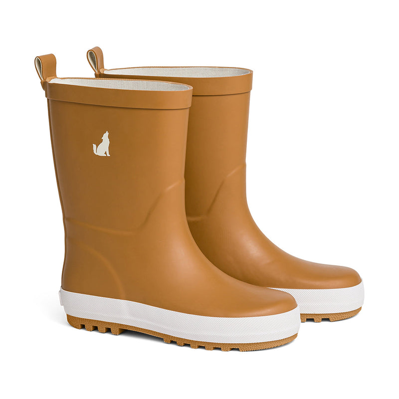 CRYWOLF RAIN BOOTS TAN