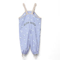 CRYWOLF RAIN OVERALLS FLORAL PERIWINKLE