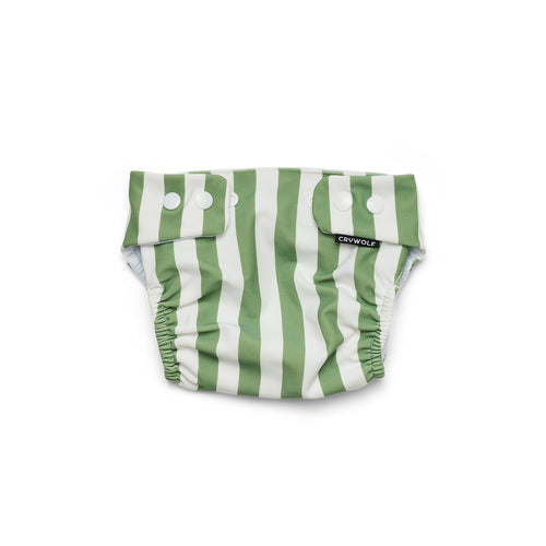 CRYWOLF  REUSABLE SWIM NAPPY - COASTAL STRIPE