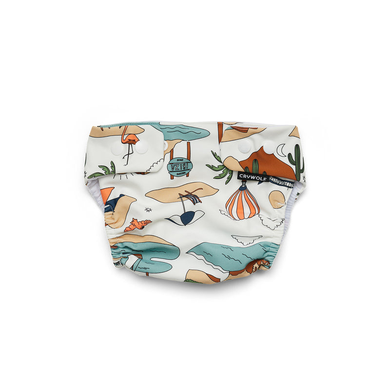 CRYWOLF REUSABLE SWIM NAPPY - PARADISE