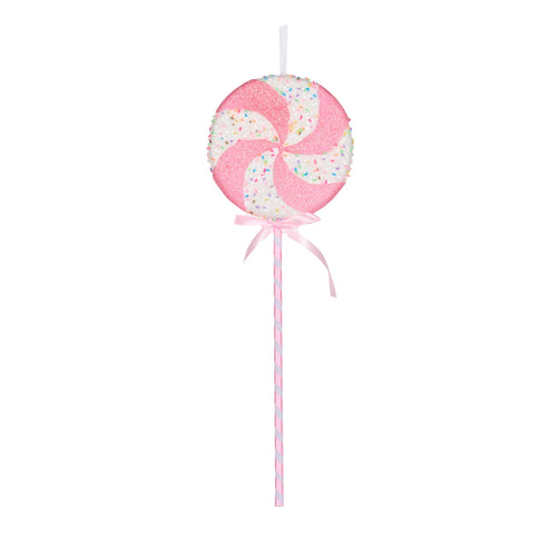 BLUE AND PINK SWIRL LOLLIPOP