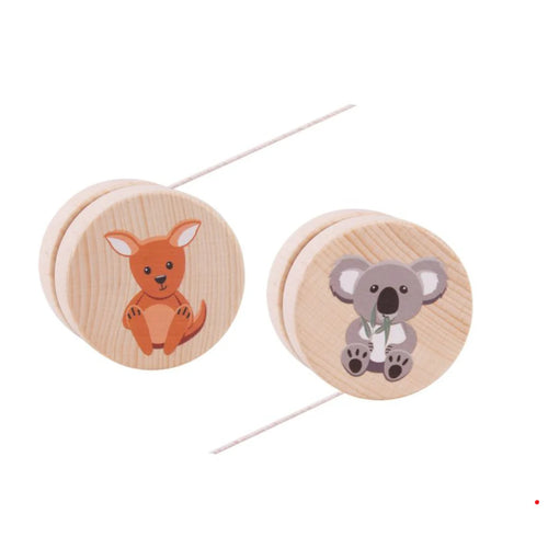 AC AUSSIE ANIMALS WOODEN YO-YO