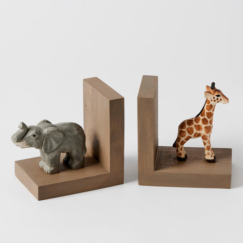 SAFARI BOOKENDS SET OF 2