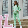 EVE GIRL ACADEMY TRACKPANT GREEN