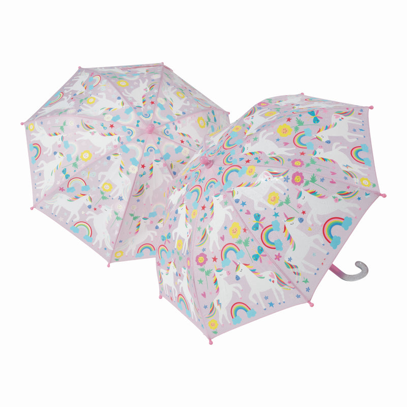 COLOUR CHANGE UMBRELLA- RAINBOW UNICORN