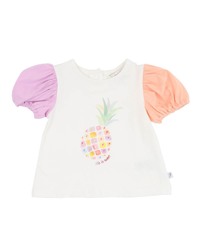 FOX & FINCH CANDY BLOSSOM PINEAPPLE TEE