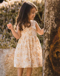 FOX & FINCH SWEET SPOT EMBROIDERED DRESS 3-6YRS