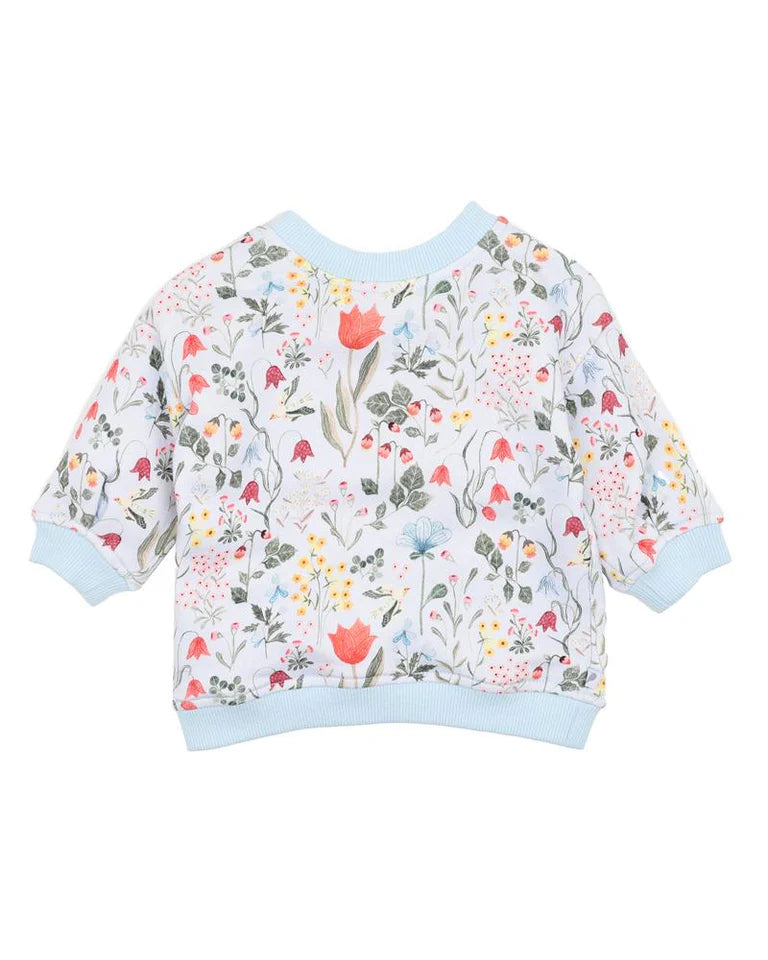 FOX & FINCH BOTANICA PRINT SWEATSHIRT