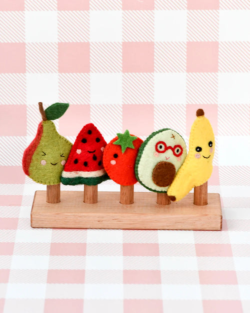 TARA TREASURES FRUITS FINGER PUPPETS