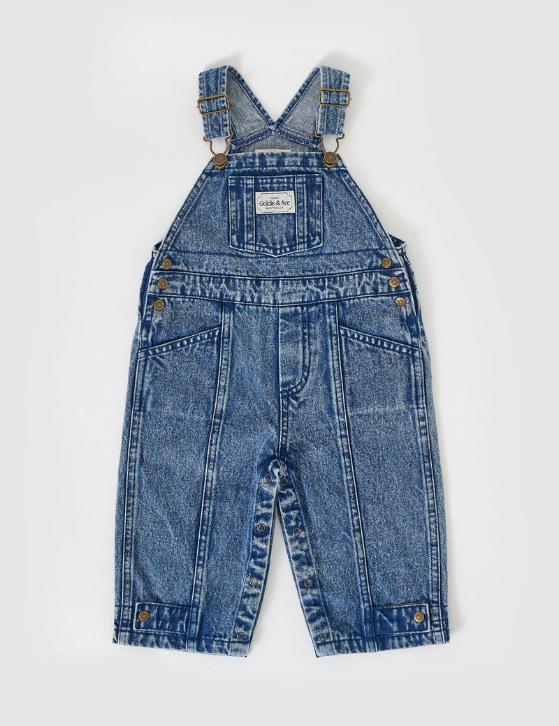 GOLDIE & ACE BLAKE VINTAGE WASHED DENIM OVERALL