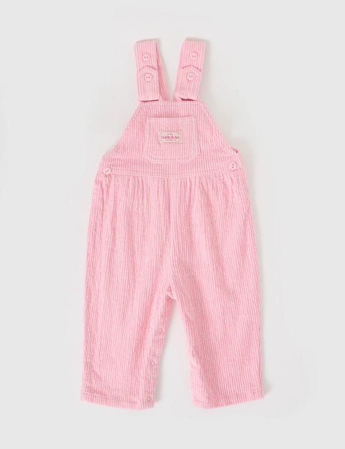 GOLDIE & ACE SAMMY CORDUROY OVERALLS SWEET PEA