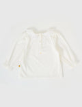 GOLDIE & ACE LAURA PUFF SLEEVE COLLAR LONG SLEEVE WHITE