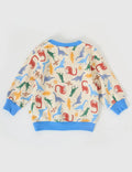 GOLDIE & ACE DINO-MITE RELAXED TERRY SWEATER