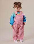 GOLDIE & ACE SAMMY CORDUROY OVERALLS SWEET PEA