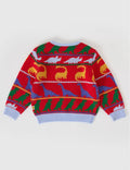 GOLDIE & ACE DINO KNIT JUMPER