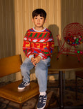 GOLDIE & ACE DINO KNIT JUMPER